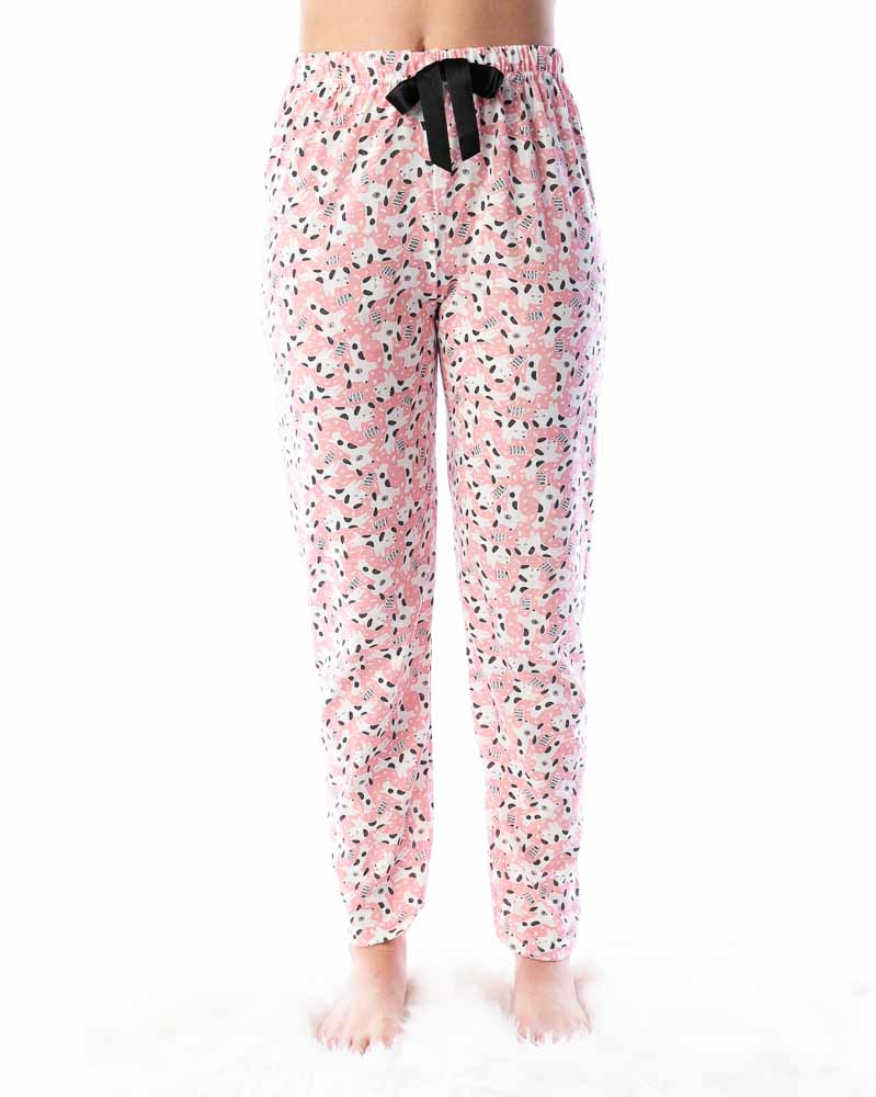 Pyžamové nohavice DOGS - ružové
