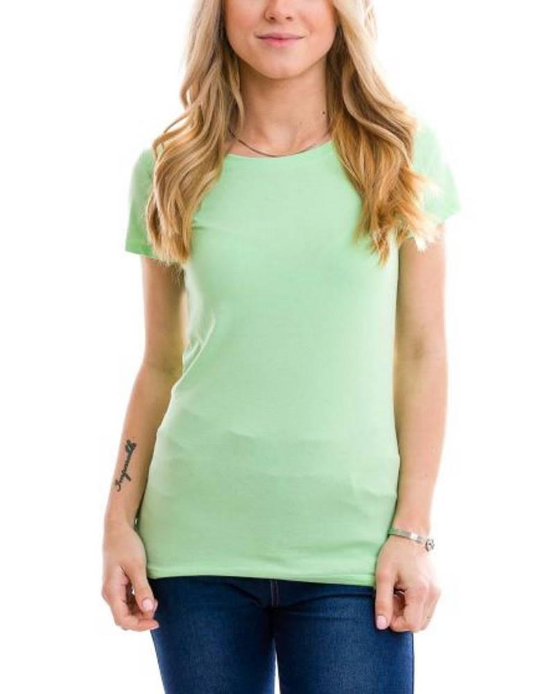 Dámske bavlnené tričko U CLASSIC - zelené