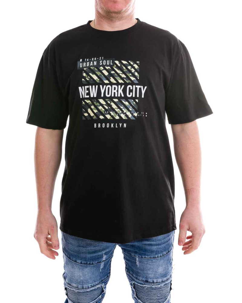 Pánske tričko NEW YORK CITY - čierne