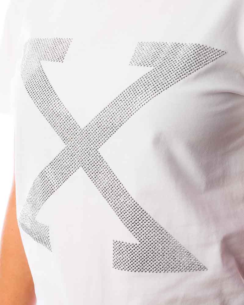 Dámske tričko X - biele