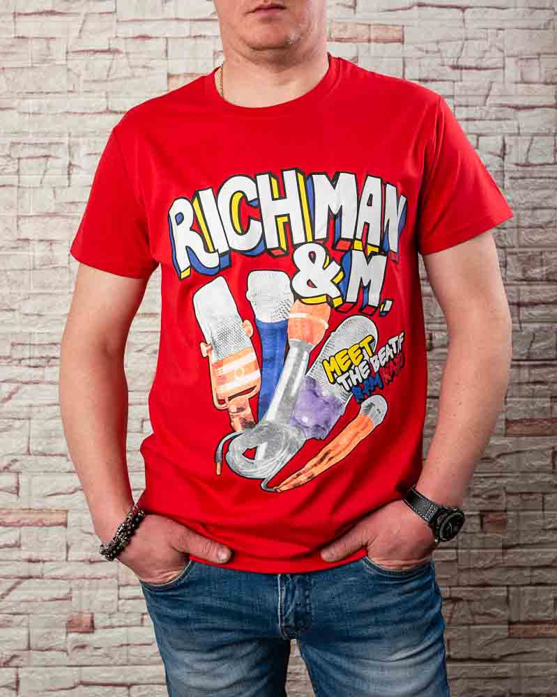 Pánske tričko RICHMAN A M - červené