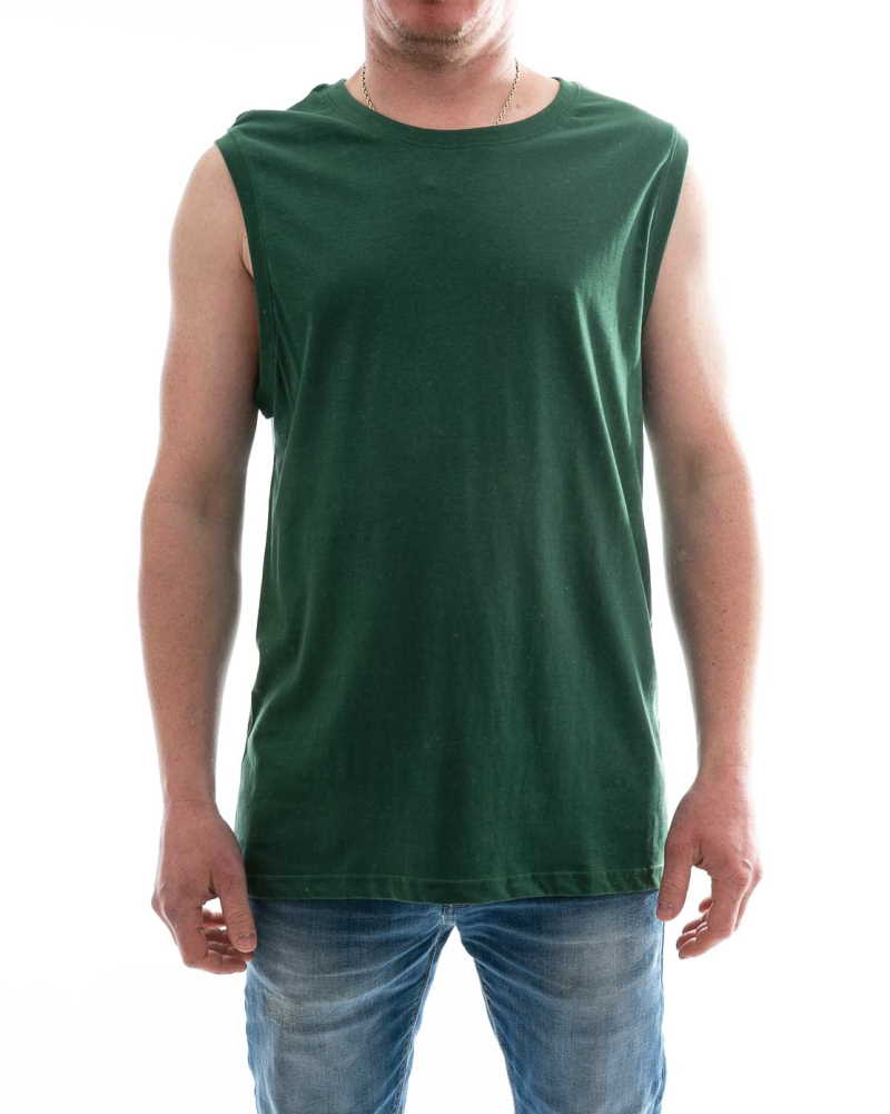 Pánske bavlnené tričko - zelené