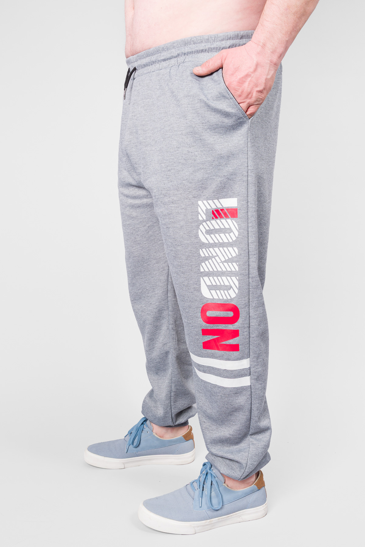 Pánske tepláky LONDON - sivé