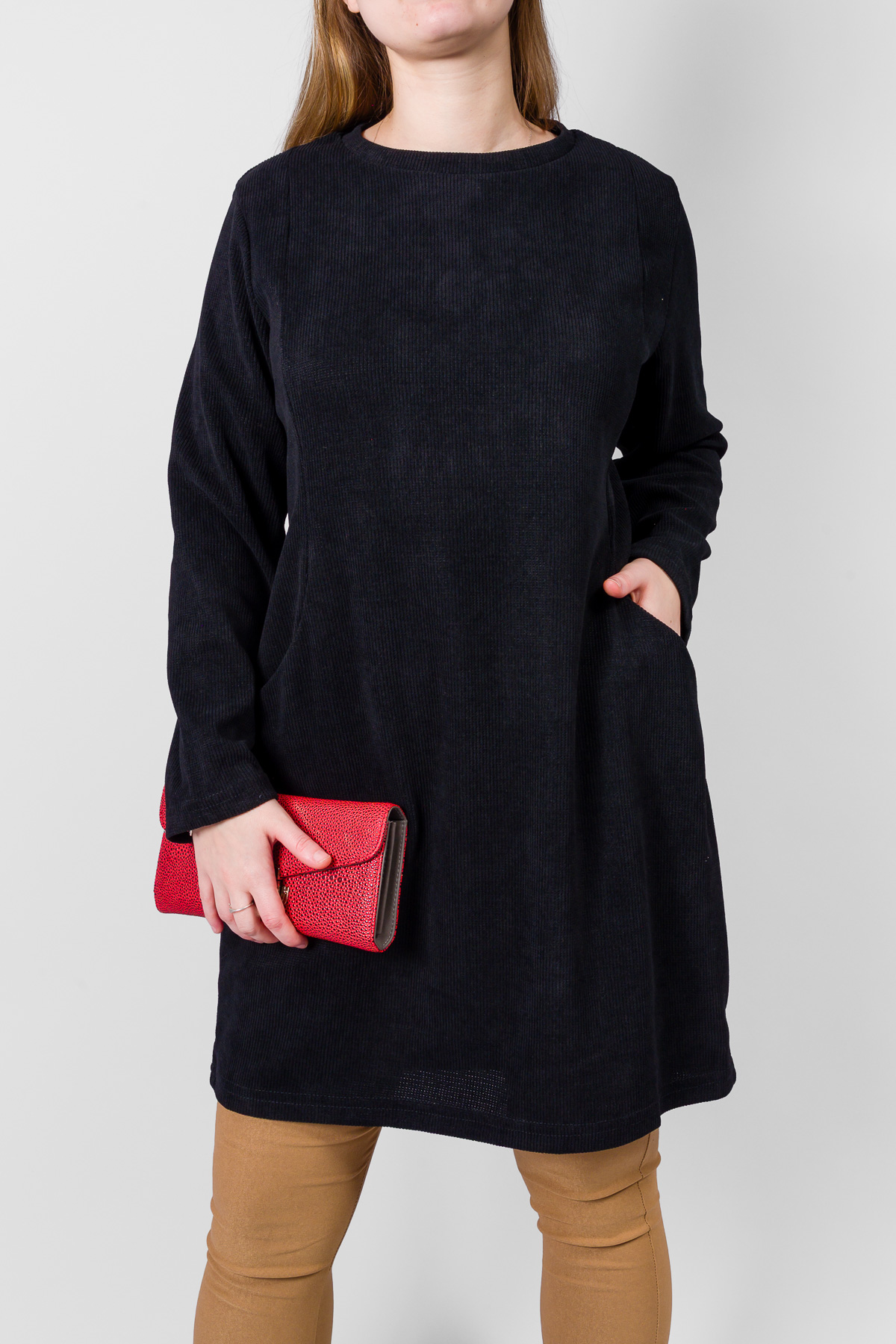 Dámska mikina/tunika MIVORA - čierna