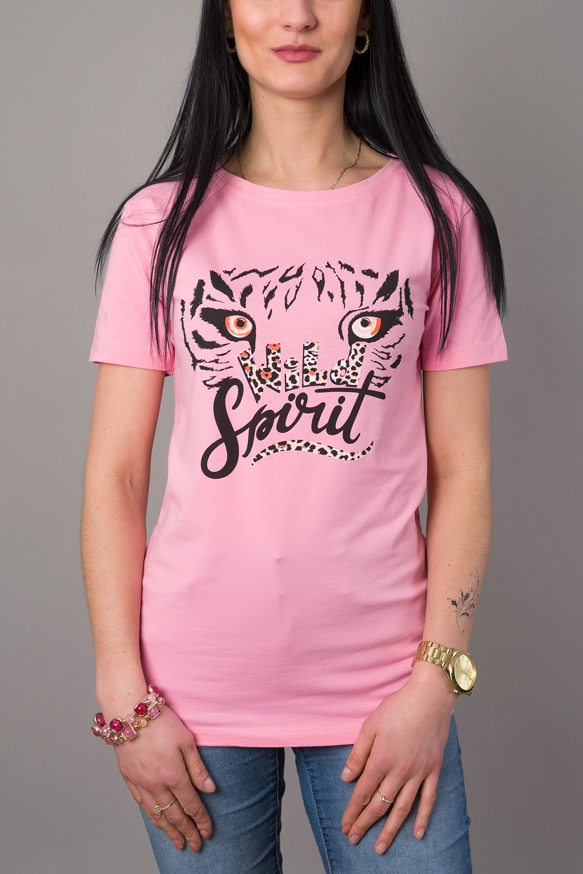Dámske tričko WILD SPIRIT - ružové