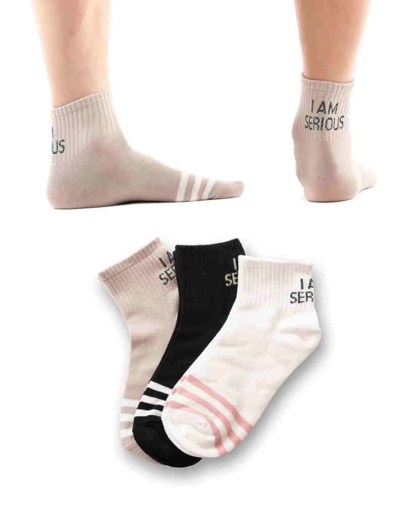 Ponožky I AM SERIOUS - 3 páry