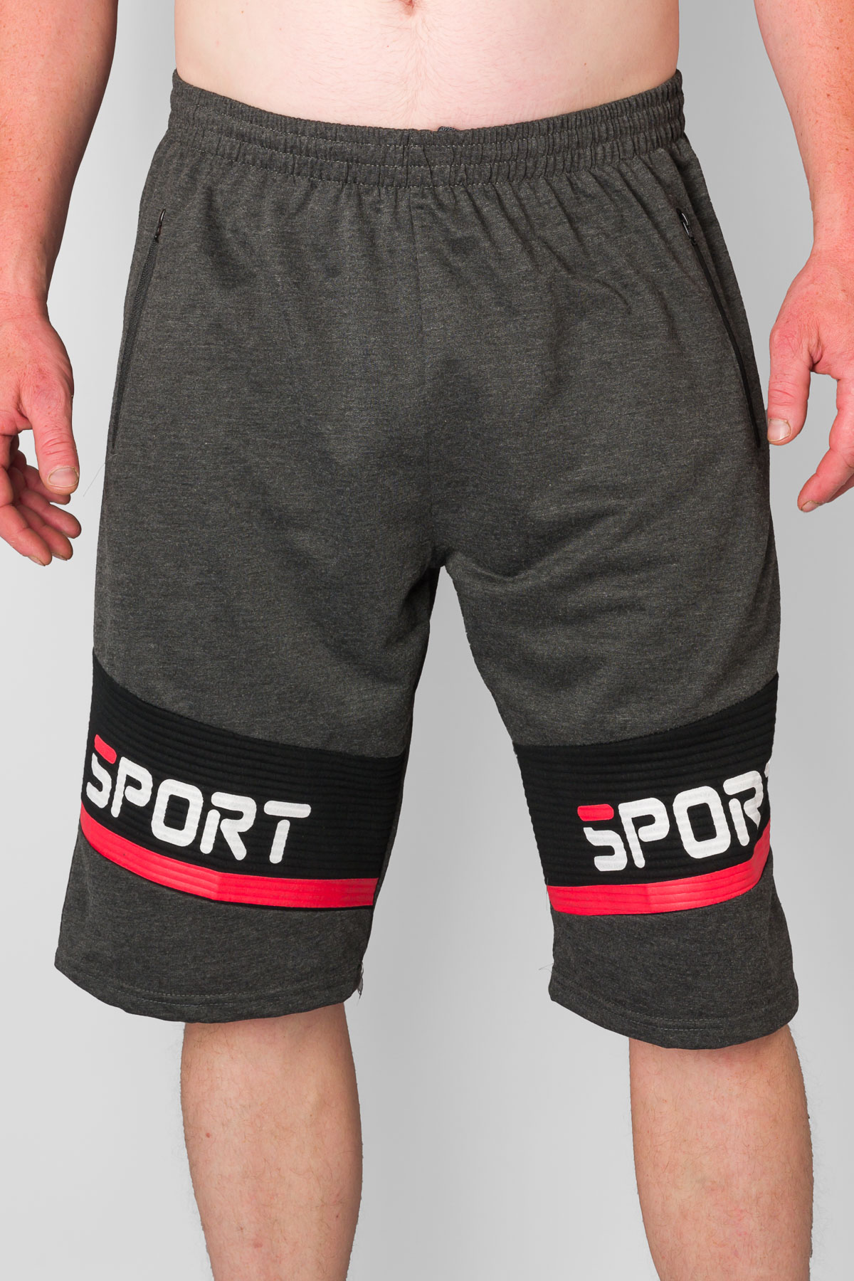 Pánske kraťasy SPORT - tmavosivé