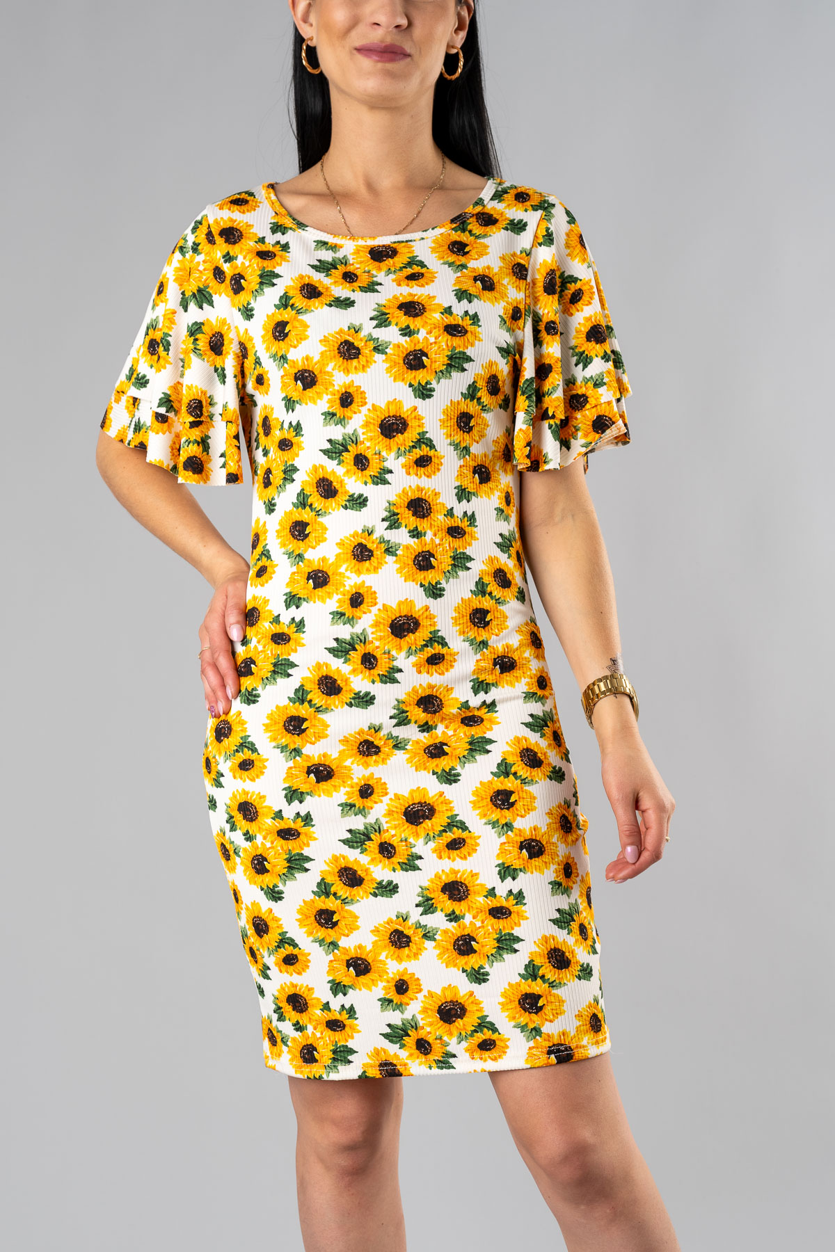 Dámske šaty SUNFLOWER - biele