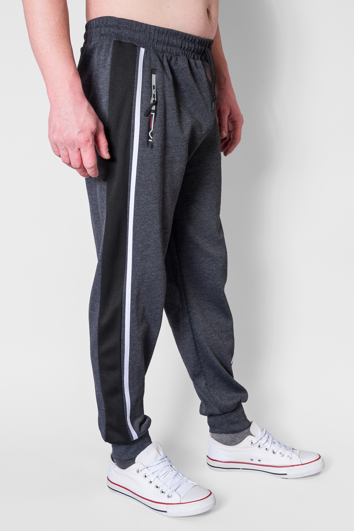 Pánske tepláky VERGO - tmavosivé