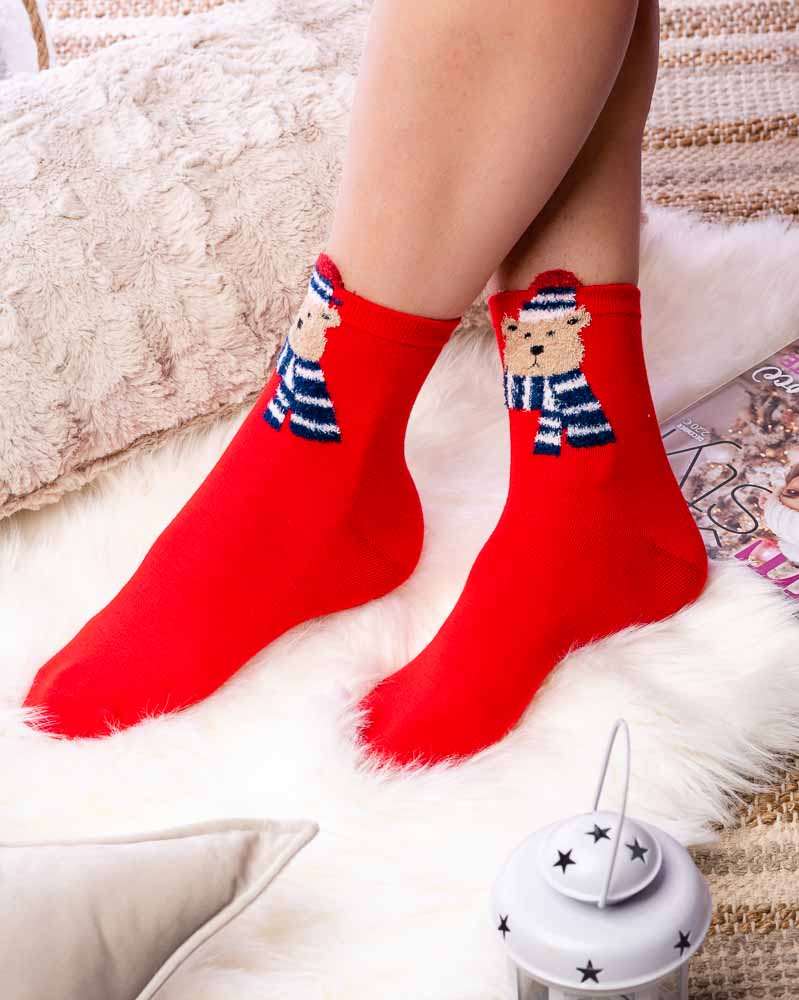 Ponožky MACKO - červené
