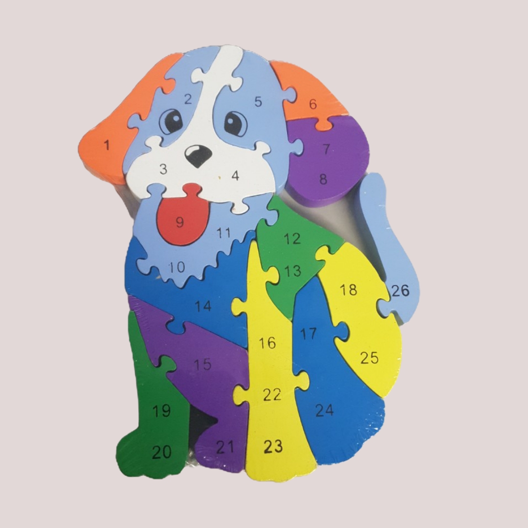 Drevené puzzle PSÍK