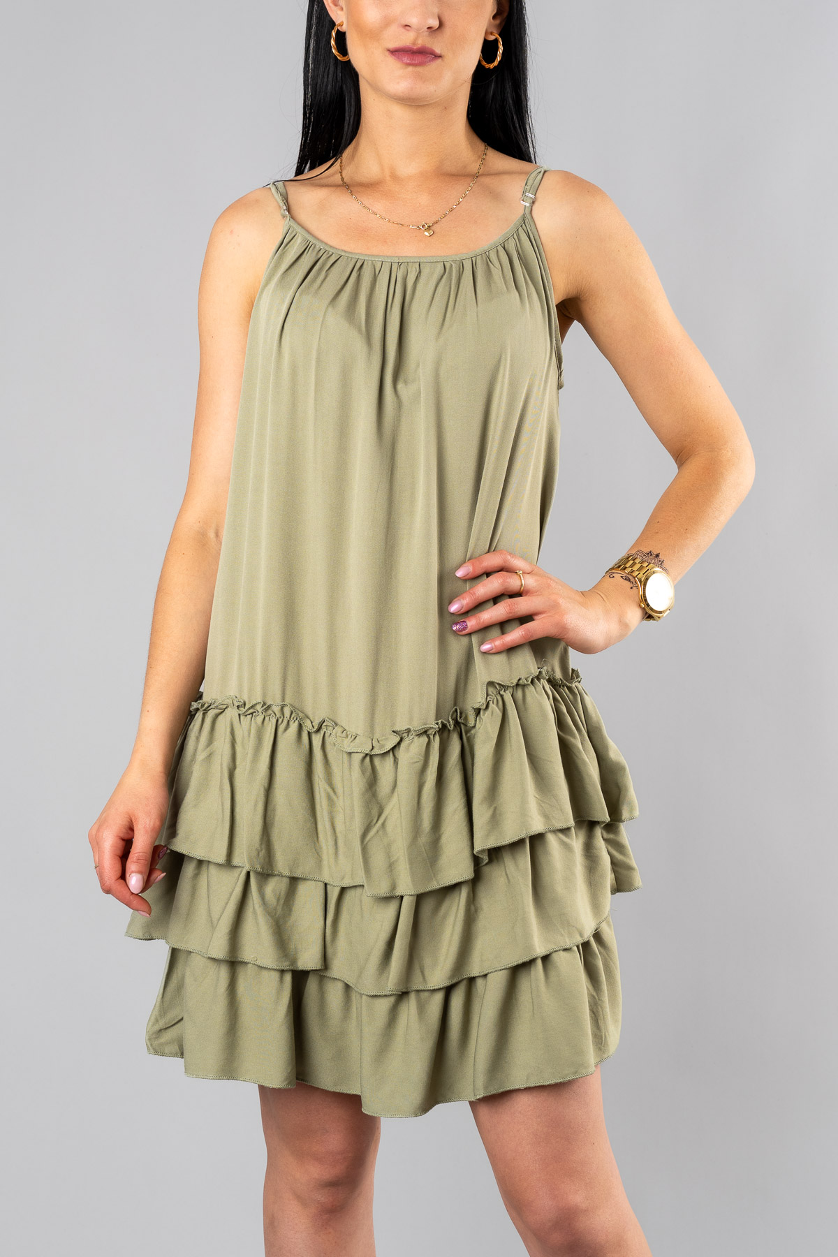 Dámske šaty CHERRY - khaki