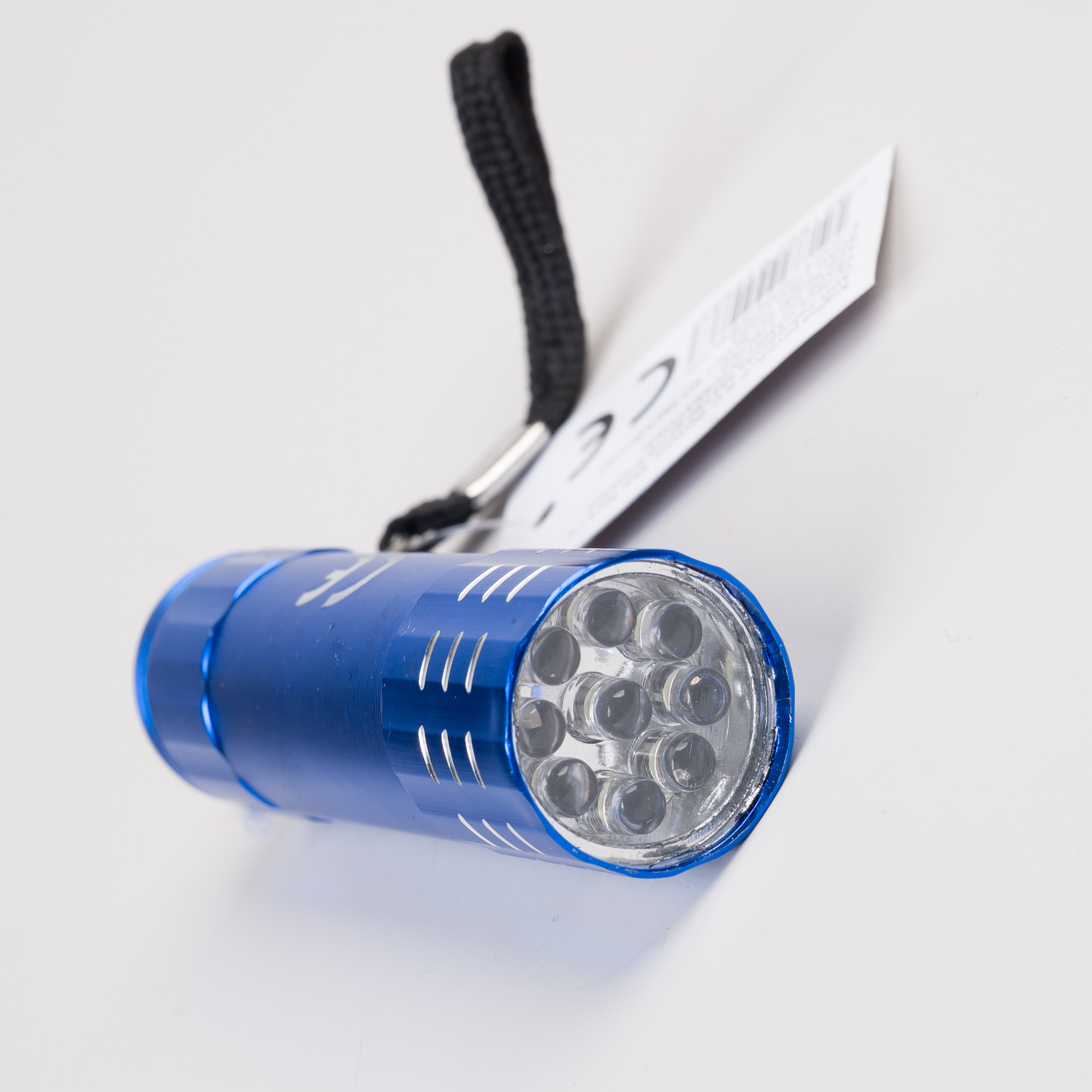 9 LED baterka - modrá