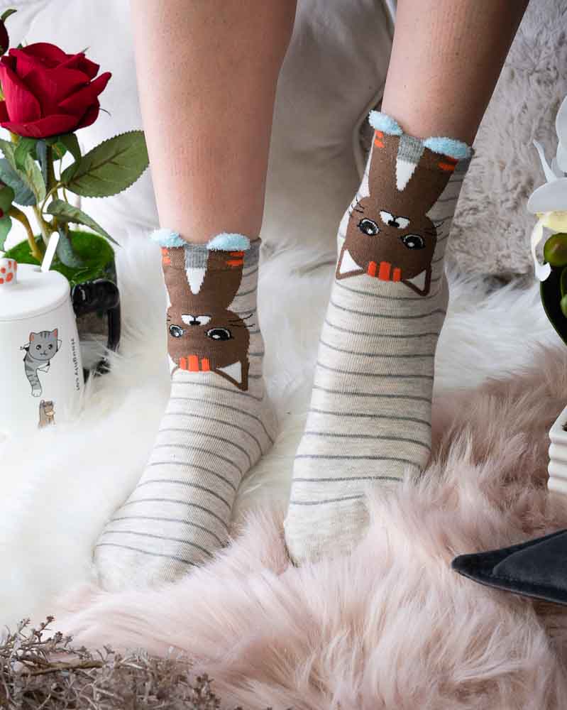 Ponožky CAT - melír sivé