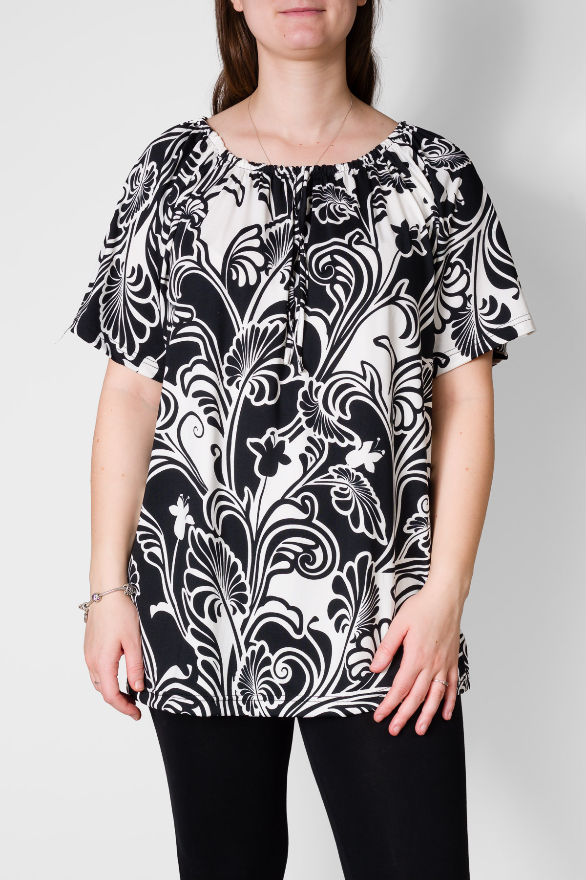 Dámske tričko ETNO - čierne