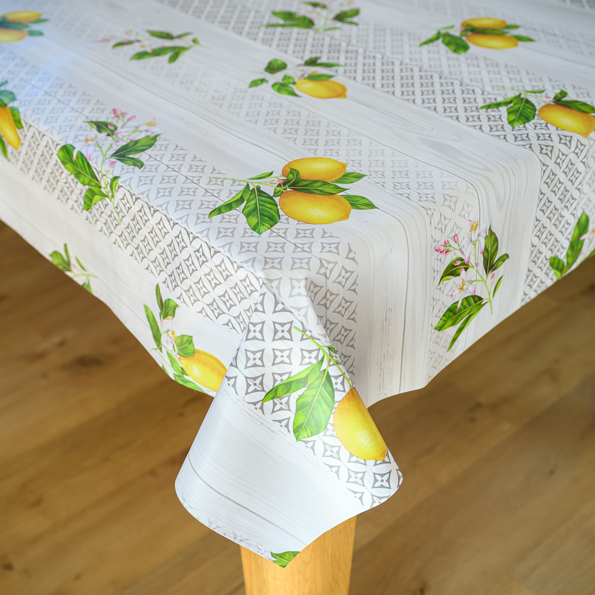 PVC obrus LEMON - 140 cm x 160 cm