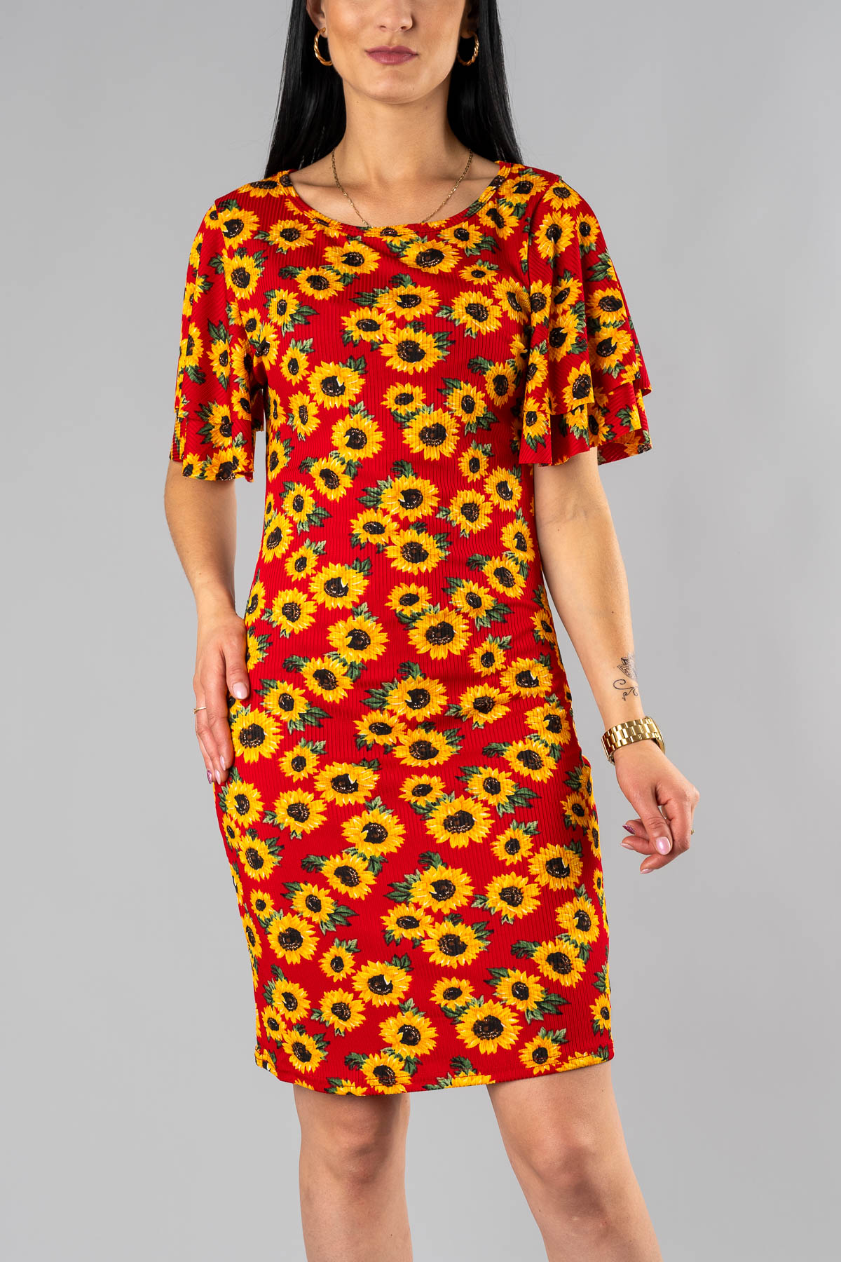 Dámske šaty SUNFLOWER - červené