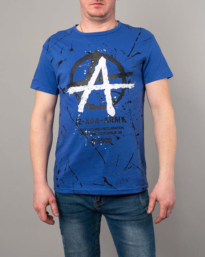Pánske tričko A - modré