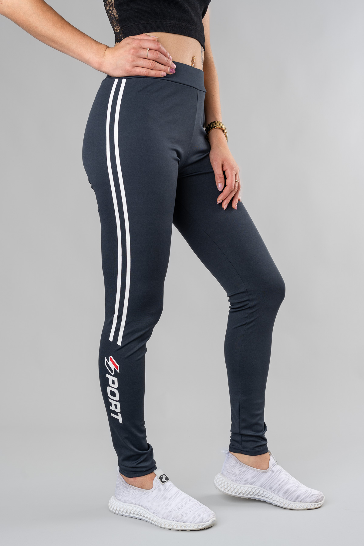 Dámske legíny SPORTS - sivé