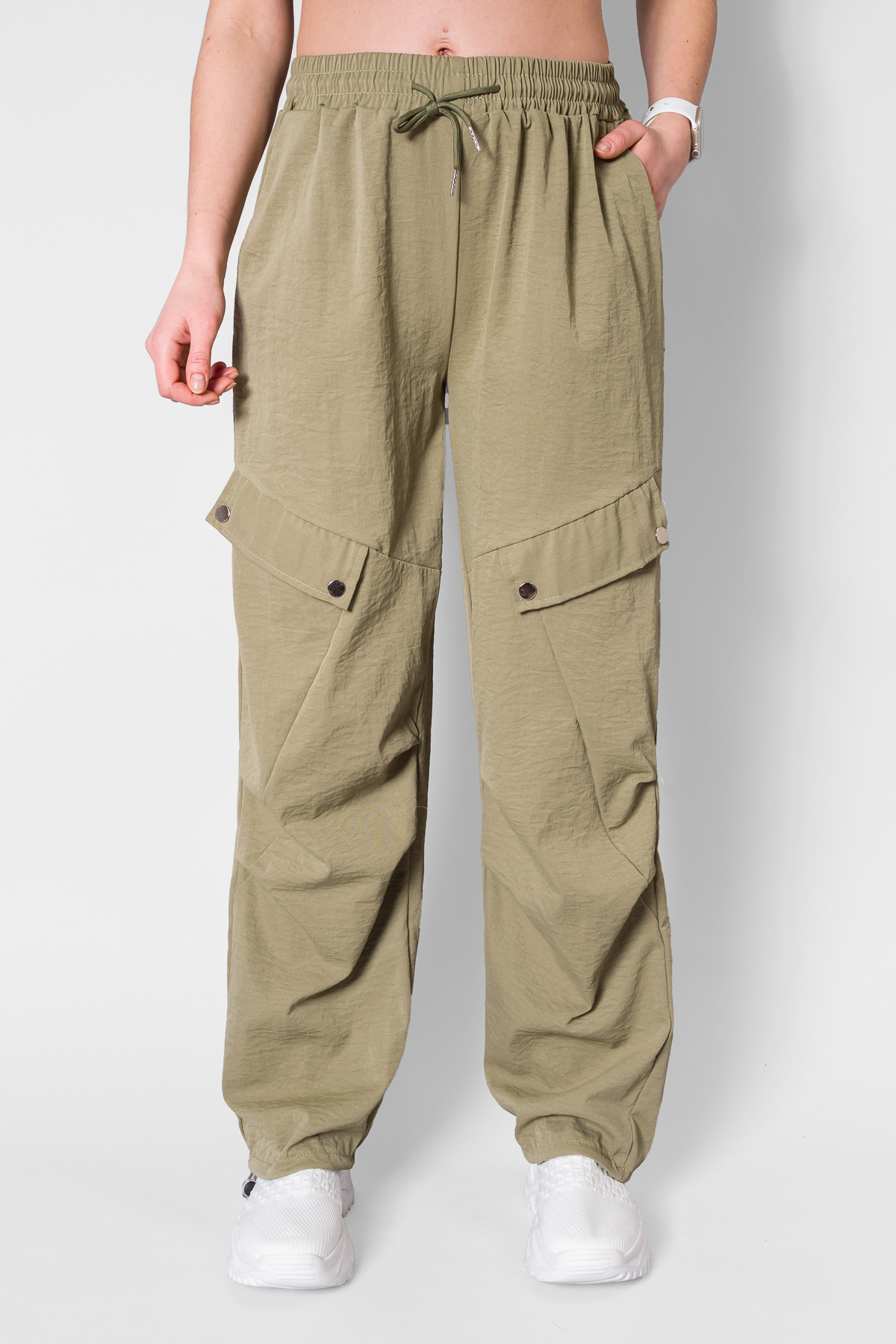 Dámske joggery - khaki