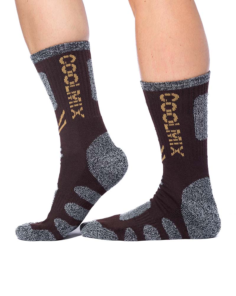 Termo ponožky COOLMIX - hnedé