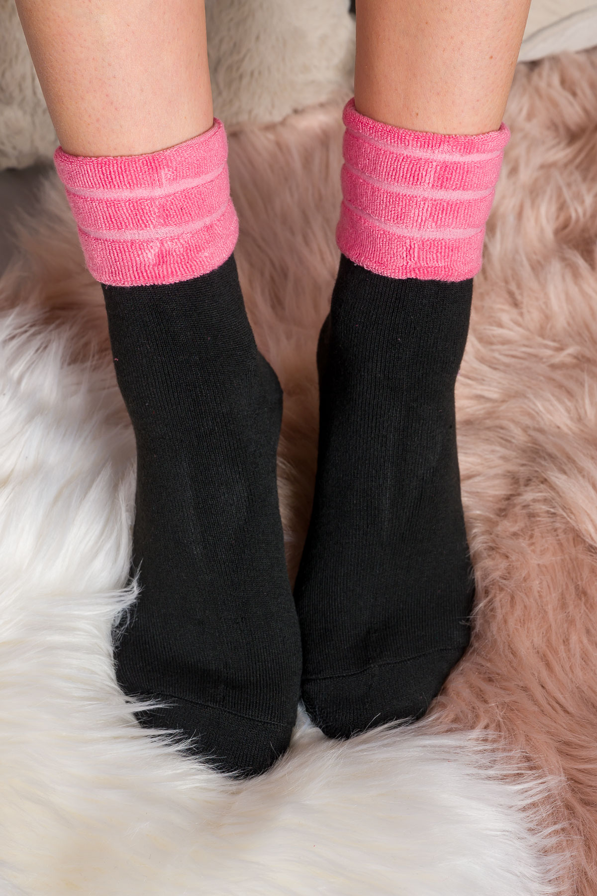 Termo ponožky - ružové