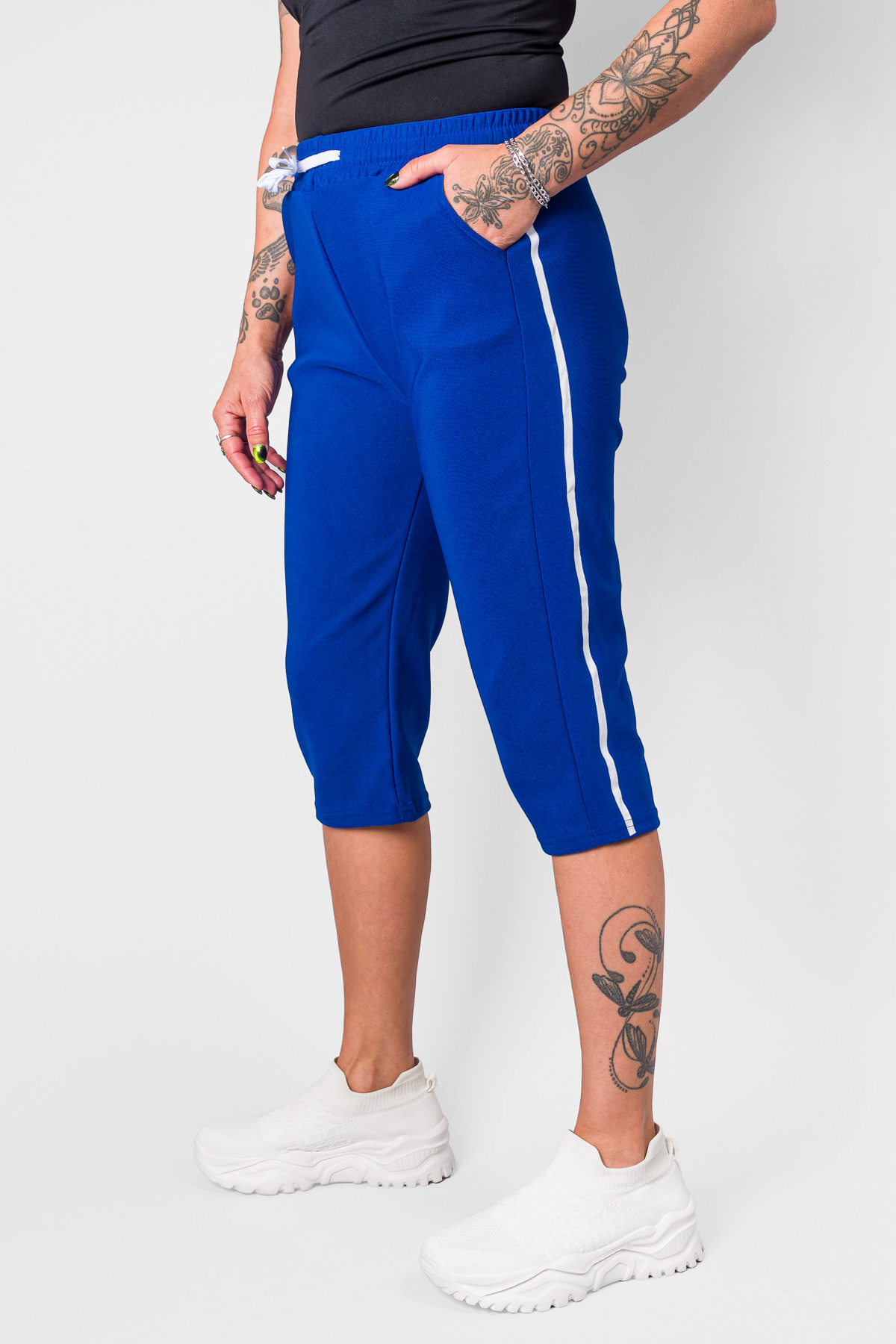 Dámske capri FASHION - modré