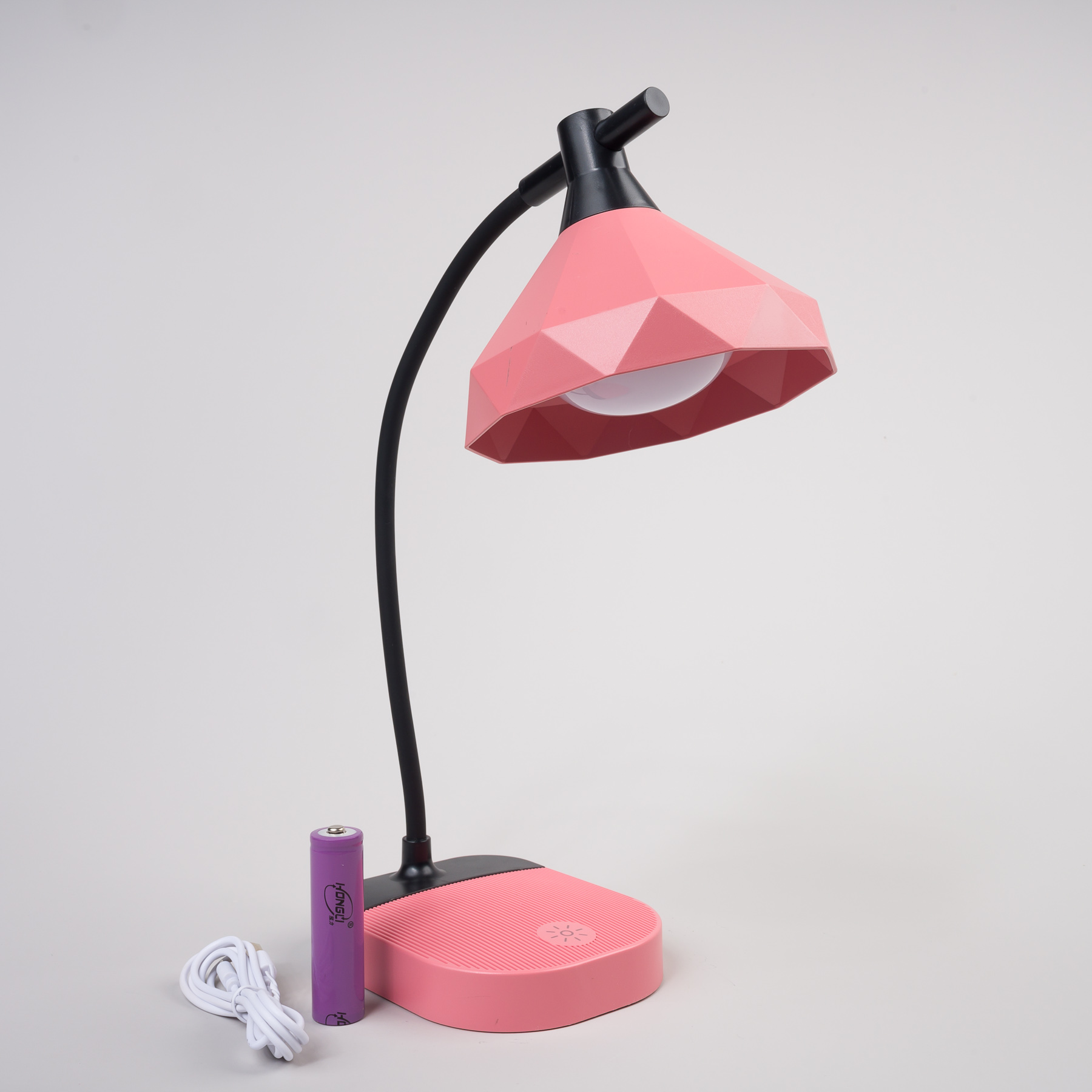 Stolná lampa - ružová