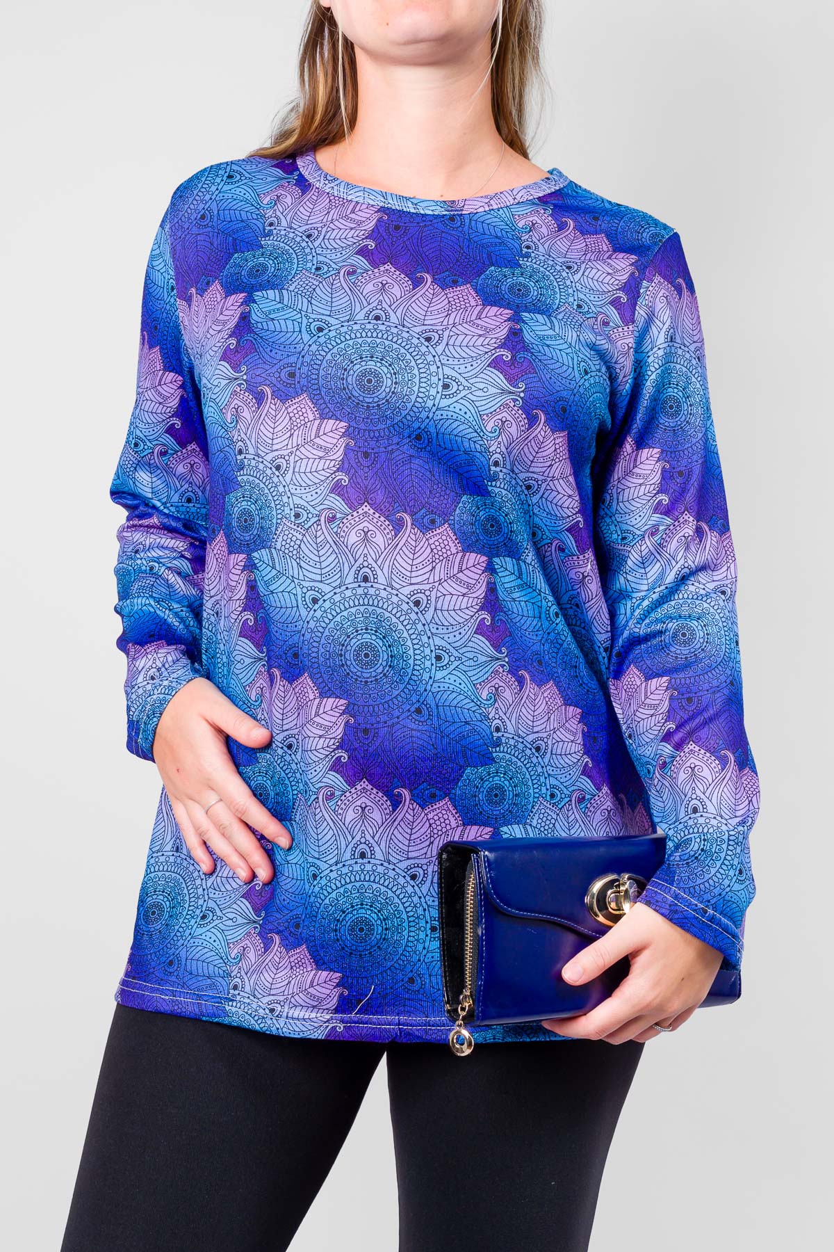 Dámske tričko MANDALA - fialové