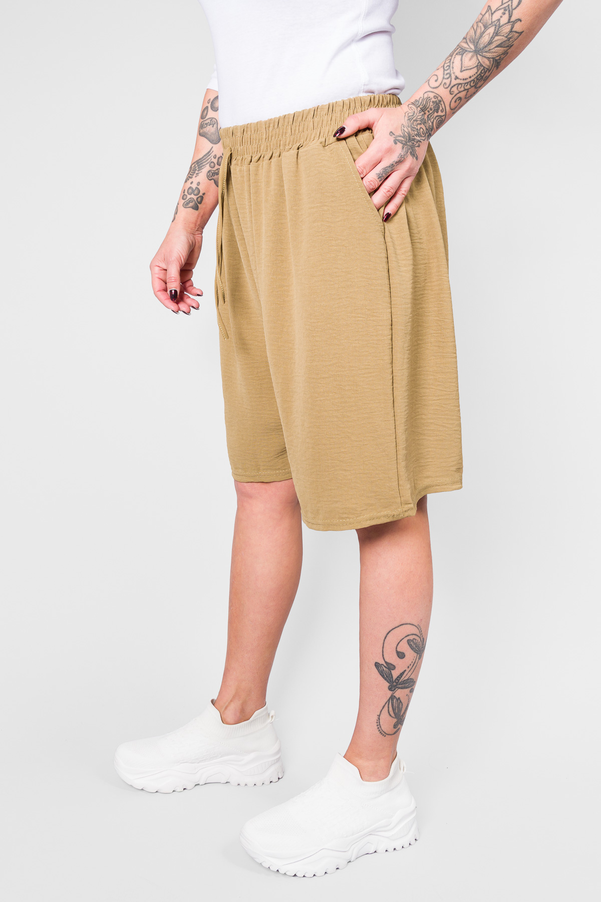Dámske kraťasy BOHO - hnedé