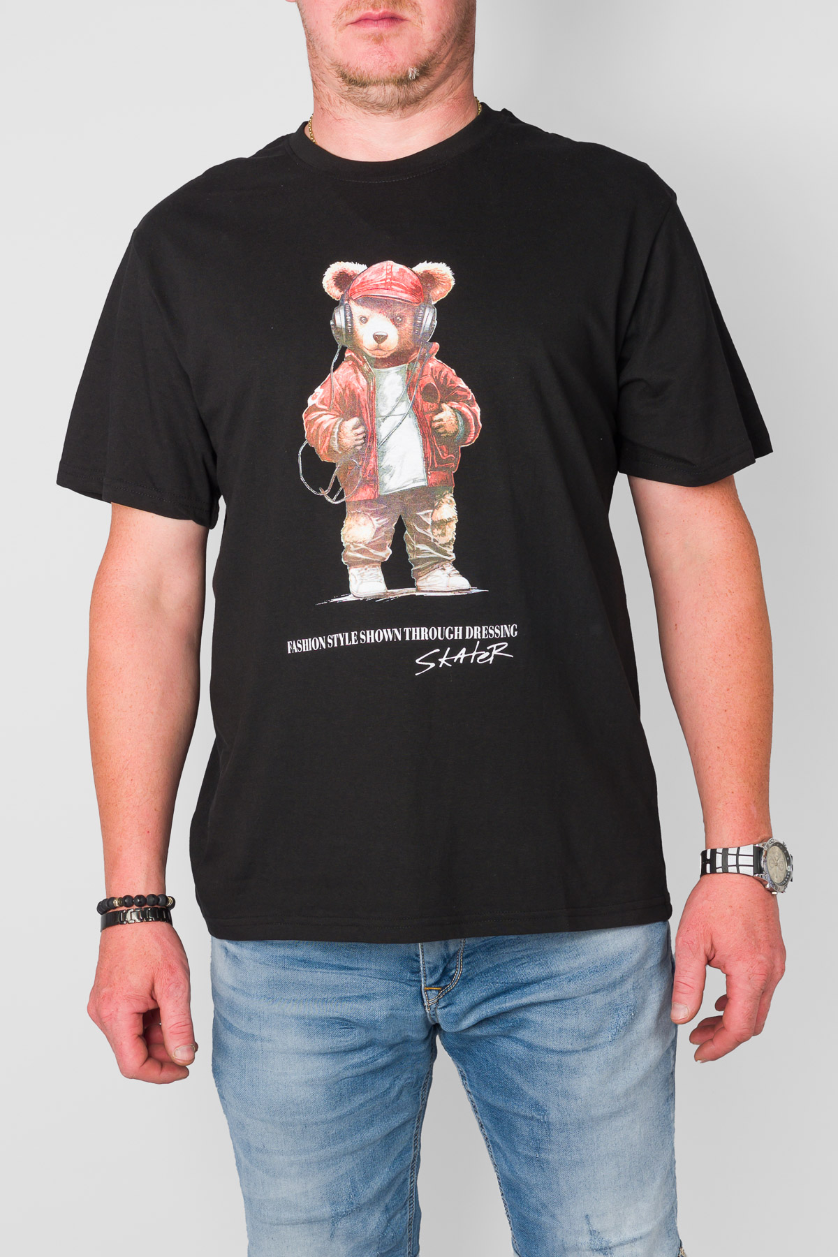 Pánske tričko SKATER - čierne