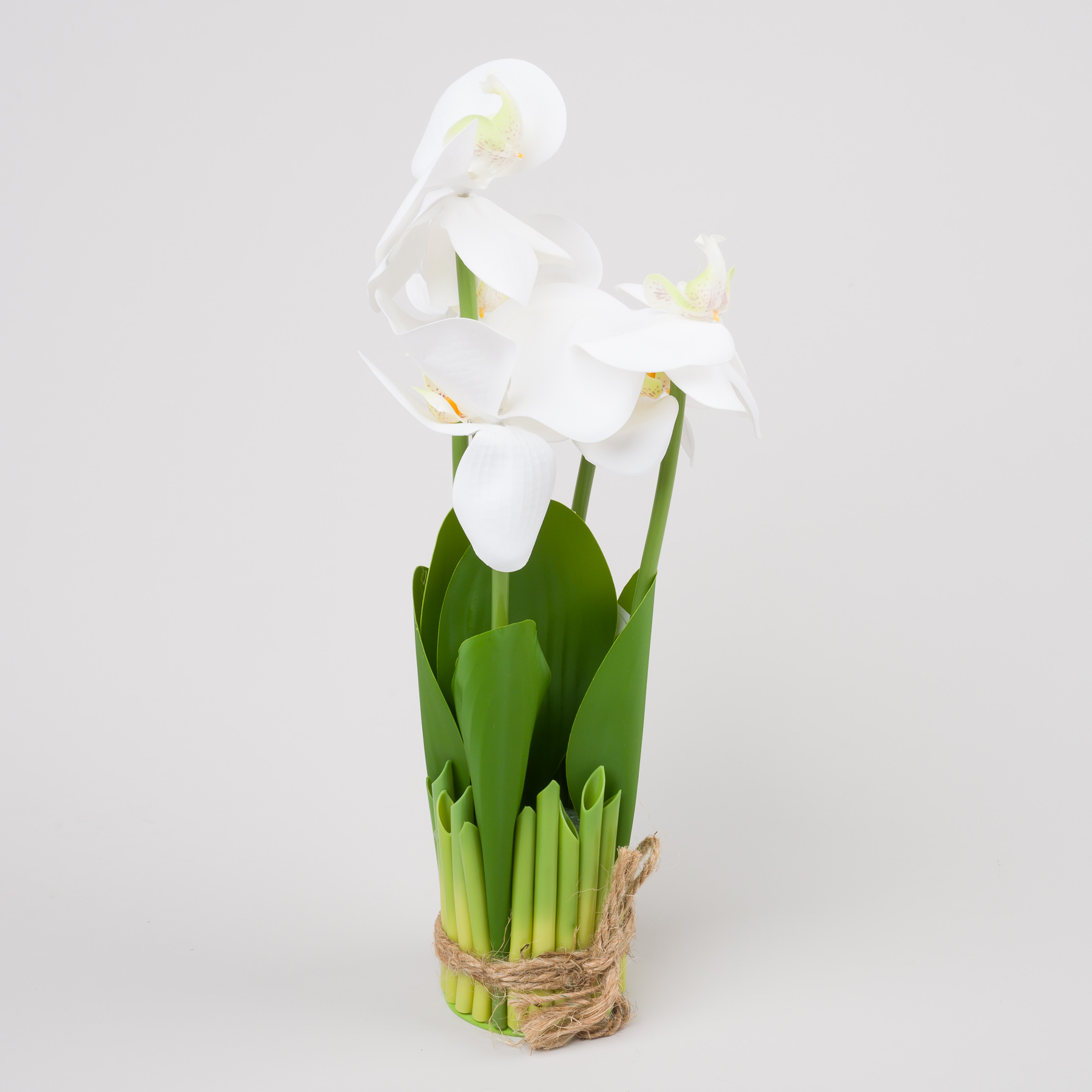 Dekoratívne umelé kvety ORCHIDEA - biele