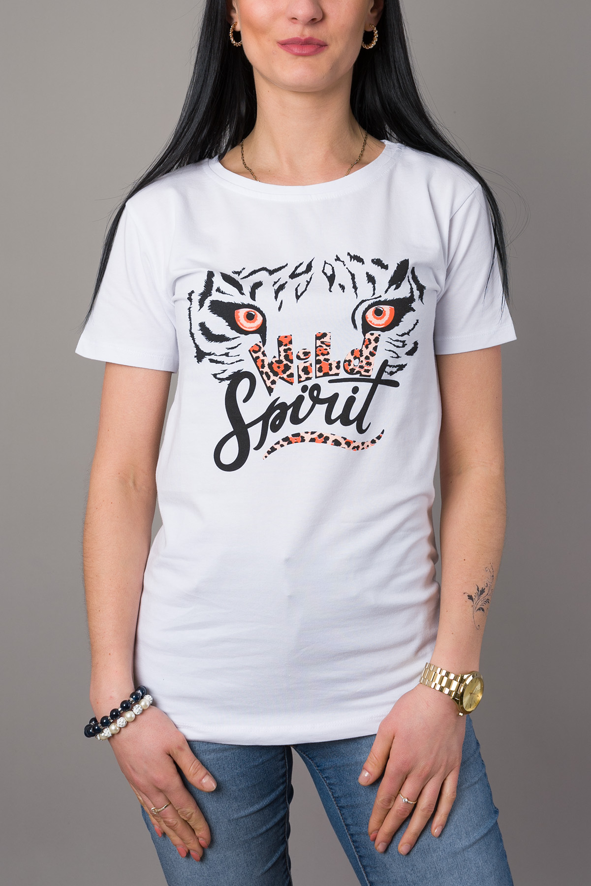 Dámske tričko WILD SPIRIT - biele