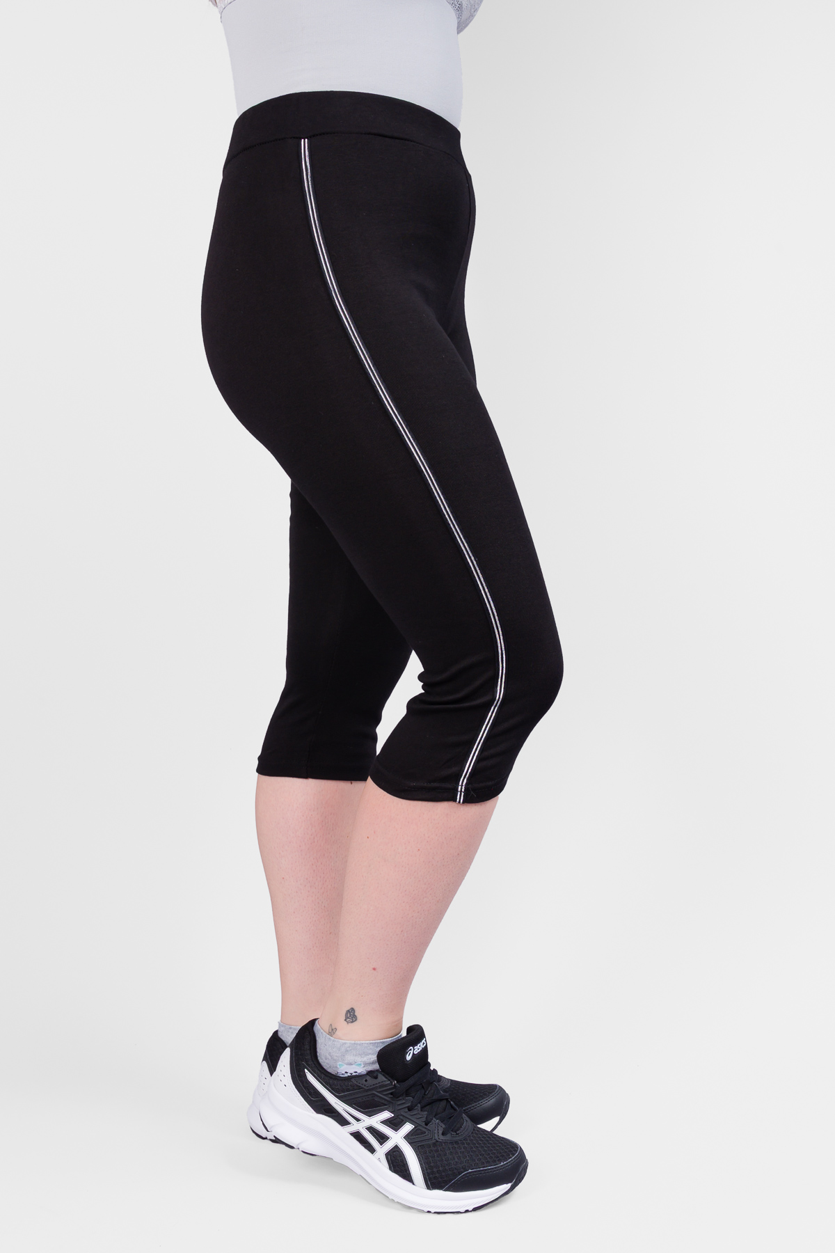 Capri legíny GLIMMA - čierne