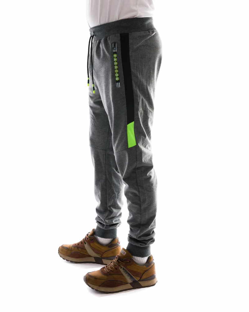 Pánske tepláky FASHION - tmavosivé
