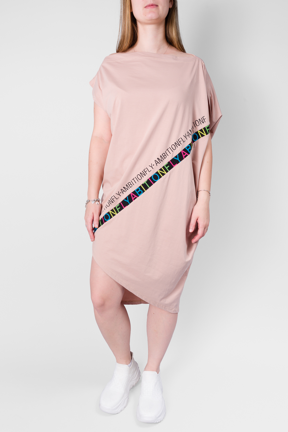 Dámske šaty ELKORA - krémové