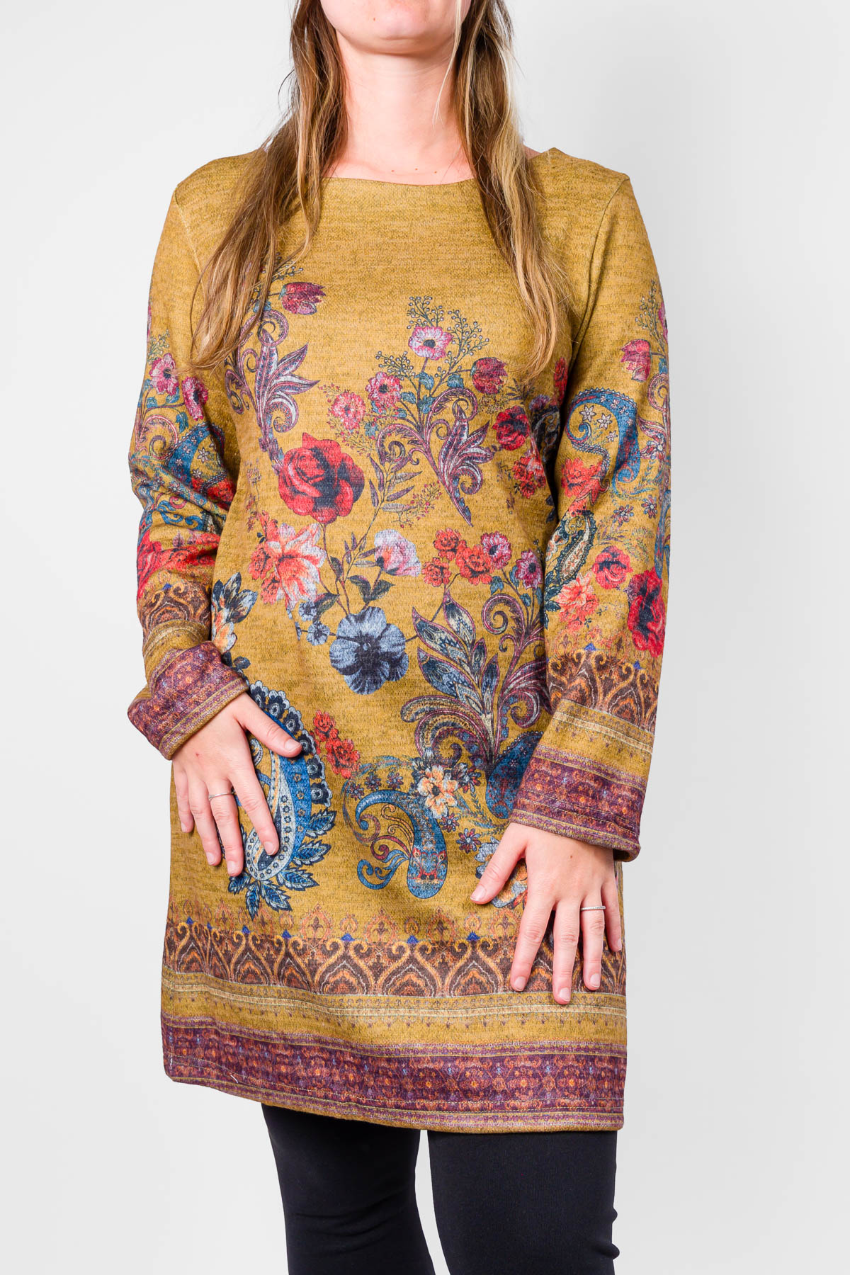 Dámska tunika FLOWELLE - zelená