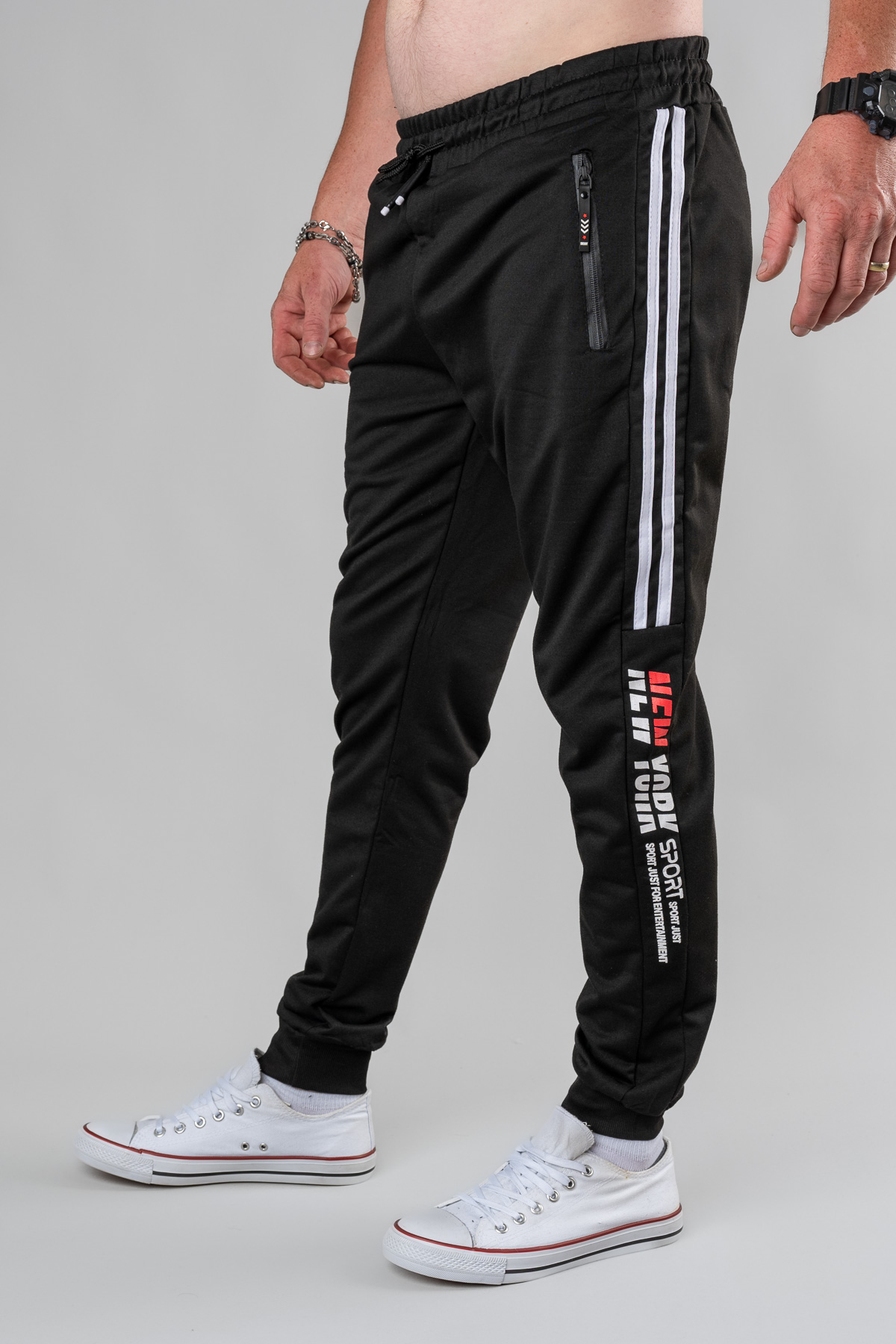 Pánske tepláky NY SPORT - čierne