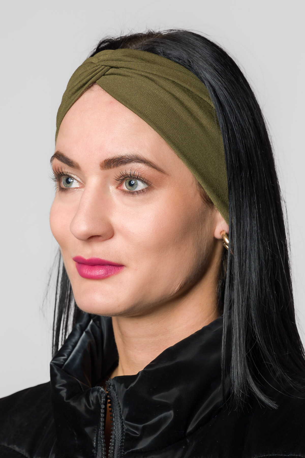 Dámska čelenka - khaki
