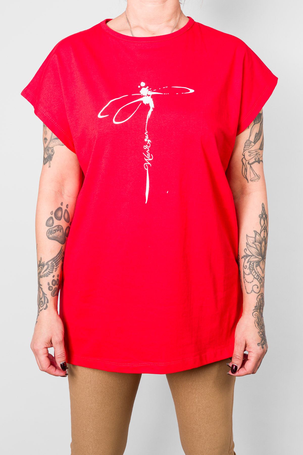 Dámske tričko VÁŽKA - červené